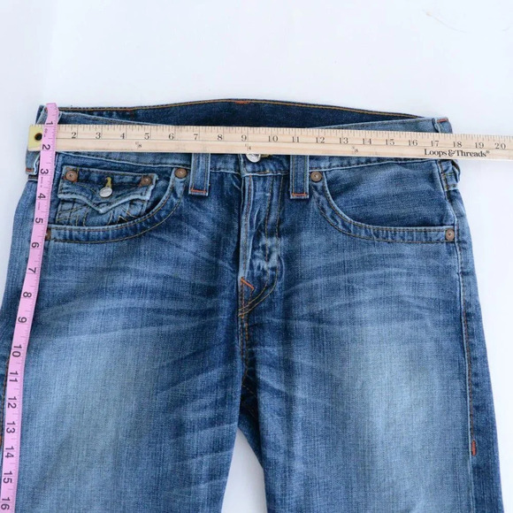 Vintage True Religion Blue Loose Fit "Jack" Cut#608037 made in U.S.A. Blue Jeans - Picture 5 of 12